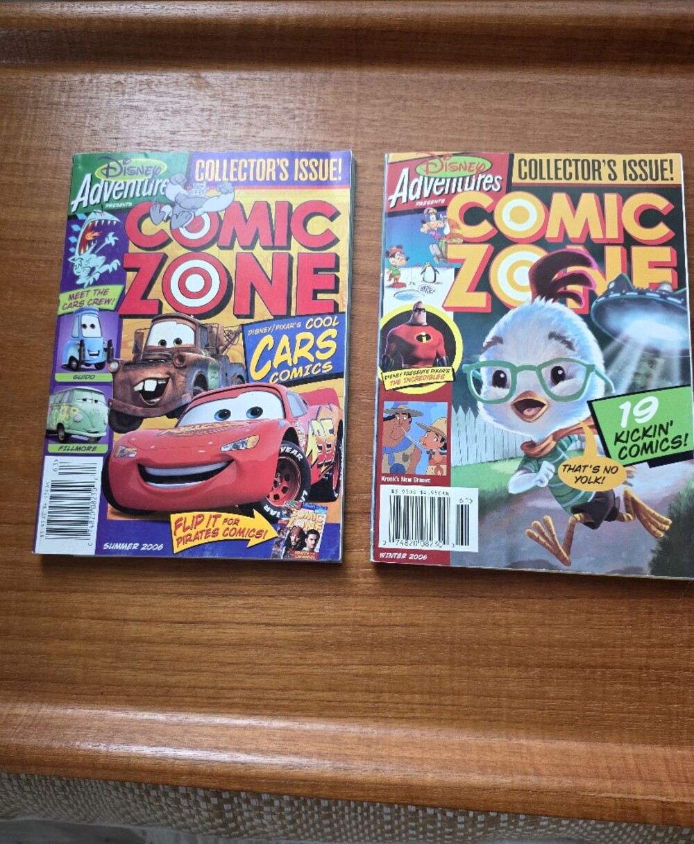 Disney Adventures Presents: Comic Zone 2 X Issues.